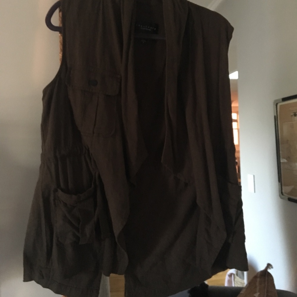 Olive Green Cargo vest